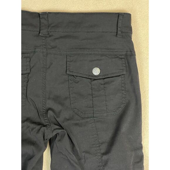 Prana Pants Womens 4 Black Convertible Straight Leg Hiking‎ Camping Outdoors - Picture 12 of 15